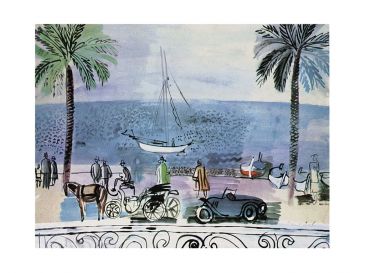 Reprodukce - Fauvismus - Promenade a Nice, Raoul Dufy