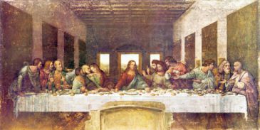Reprodukce - Renesance - Poslední večeře - Das letzte Abendmahl, Leonardo Da Vinci