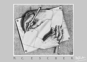 Současné umění - Zeichnen, M.C. Escher