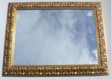 Zrcadlo - Zlaté 63x83, Obrazy Galerie Kočka